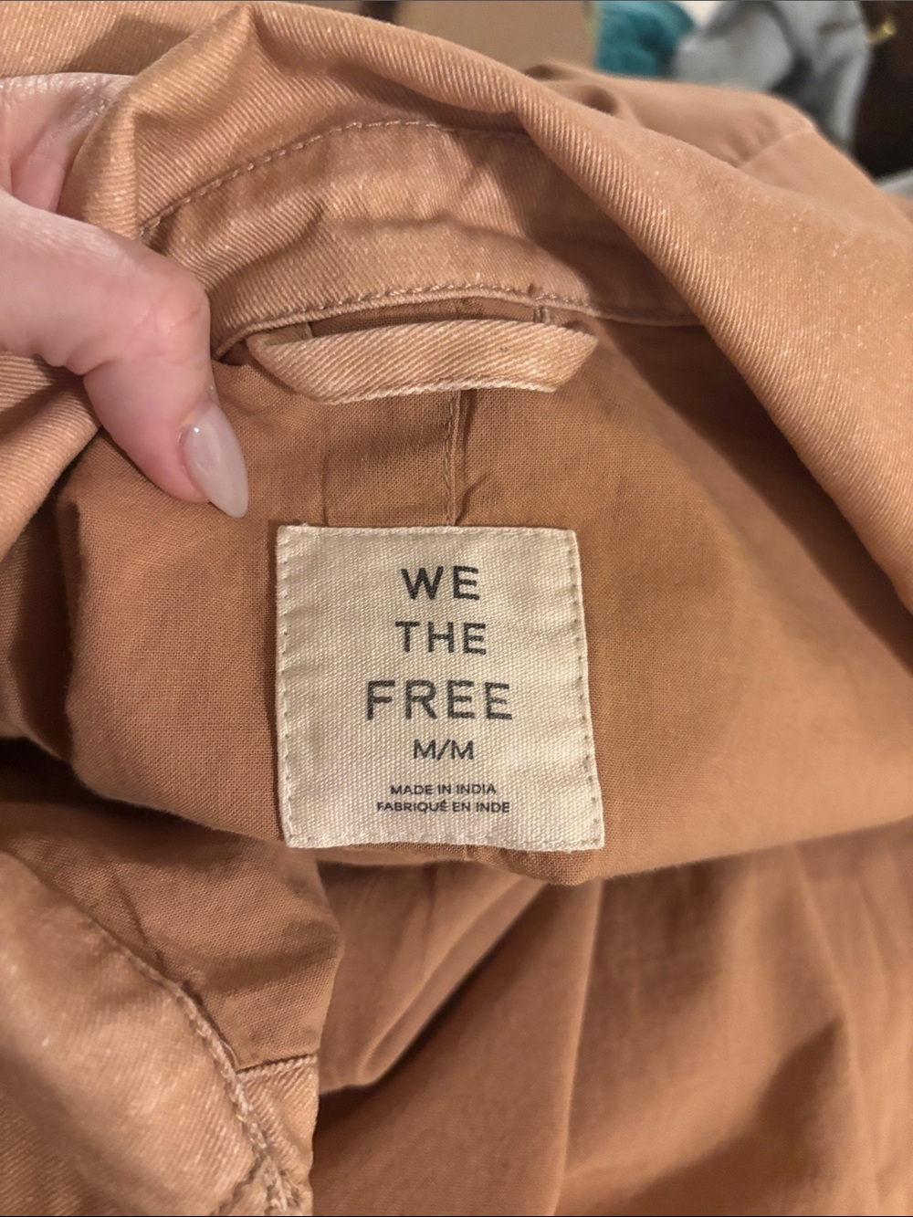 We The Free Tan Utility Jacket with Multicolor Embroidery - Picture 11 of 15